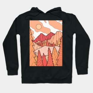 The land of forests and hills Hoodie